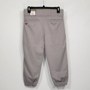 NWT Easton  Rival Piped Knicker Grey Baseball Pants with red stripe  Men's Small
